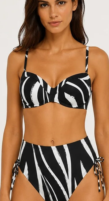 Triumph zebro rašto bikinis