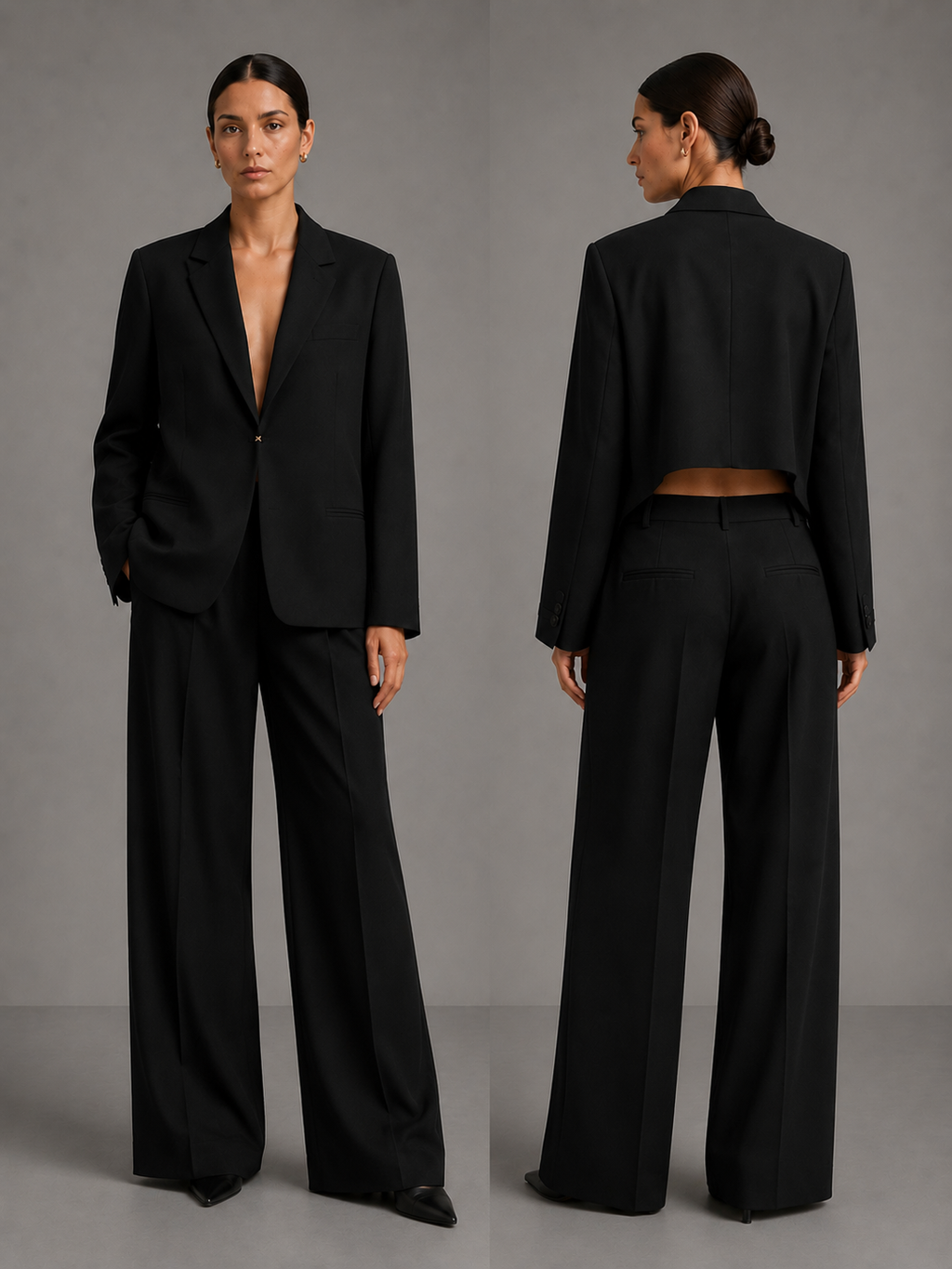 COS minimalistinis komplektas – viršus ir kelnės / sijonas, XL – produkto nuotrauka 5