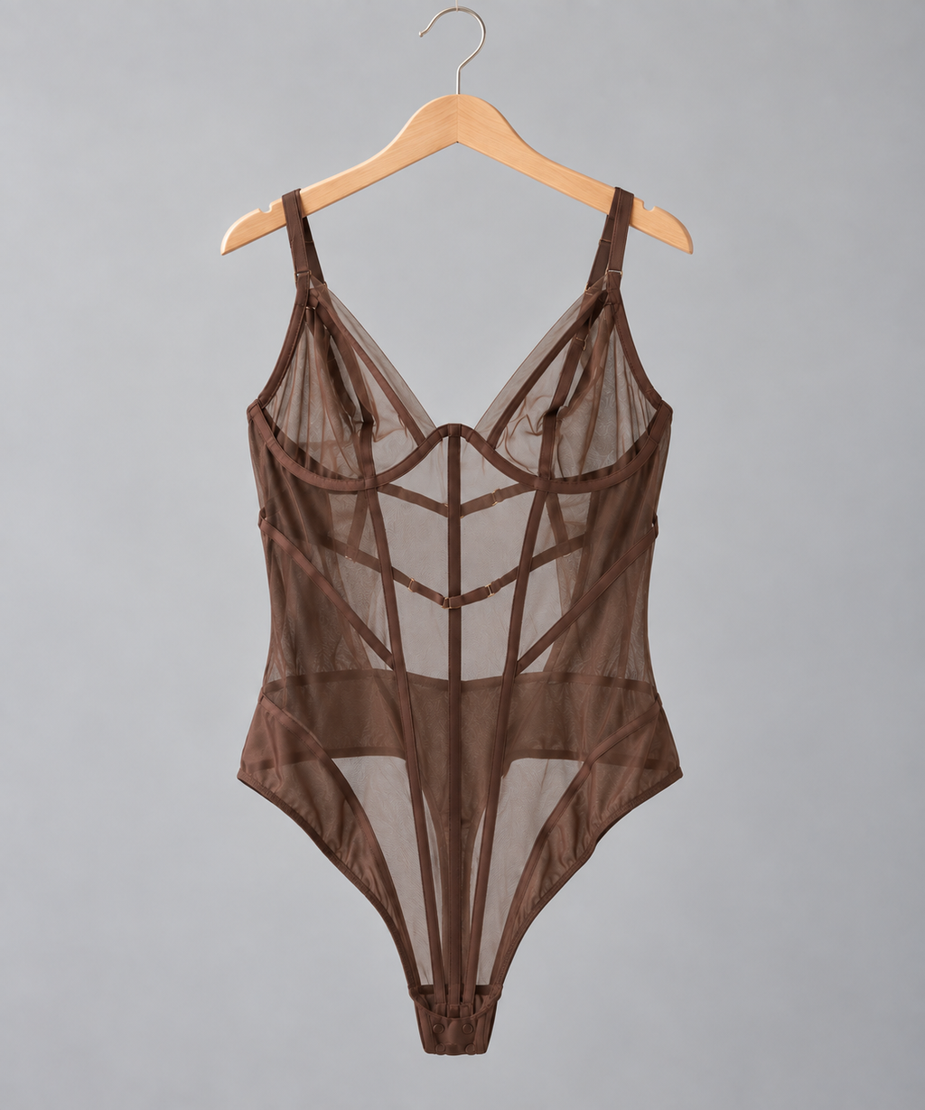 Hunkemöller tiulio body Rianne – ruda, 36 / D 80