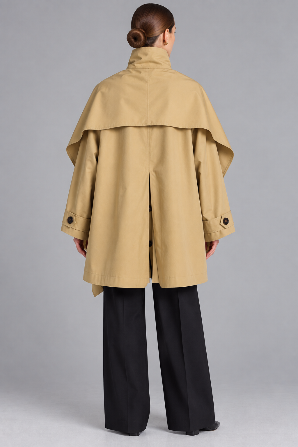 COS raincoat – oversized, with a detachable scarf