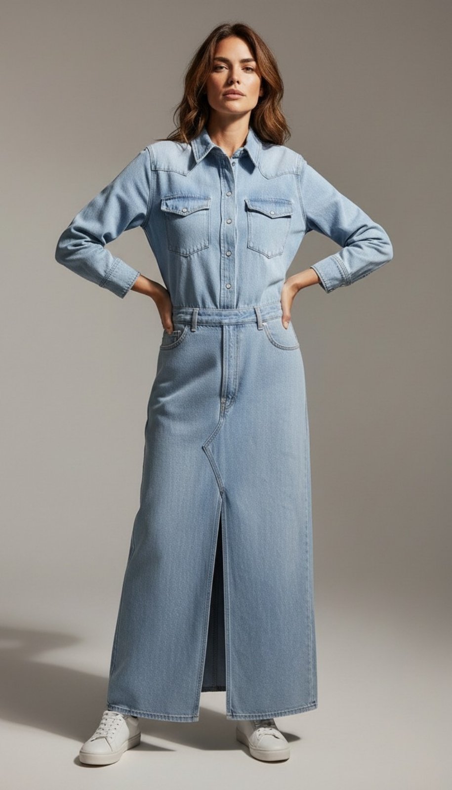 Cos denim suknelė