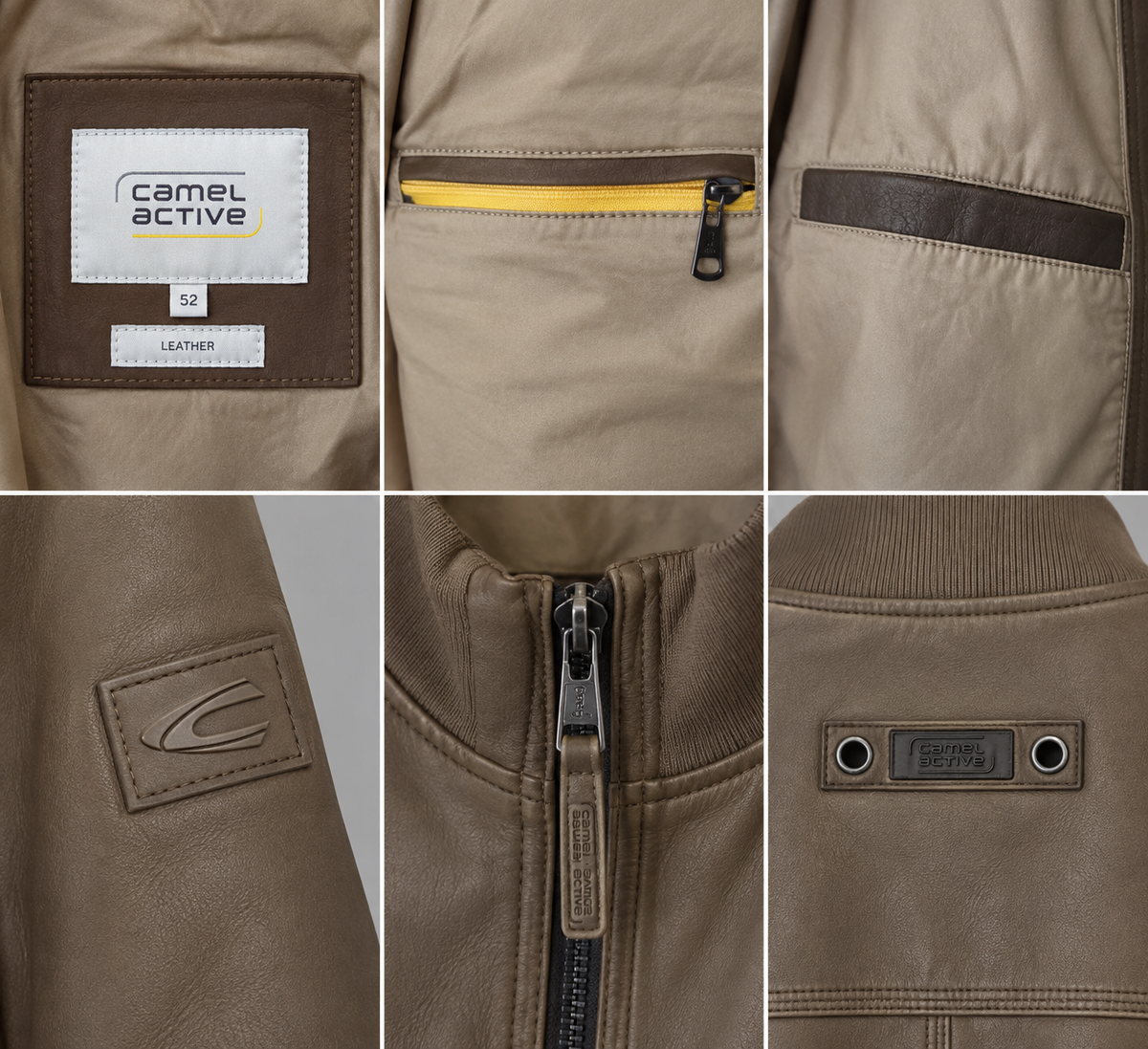 Camel Active odinė striukė – ruda/taupe, 50 dydis