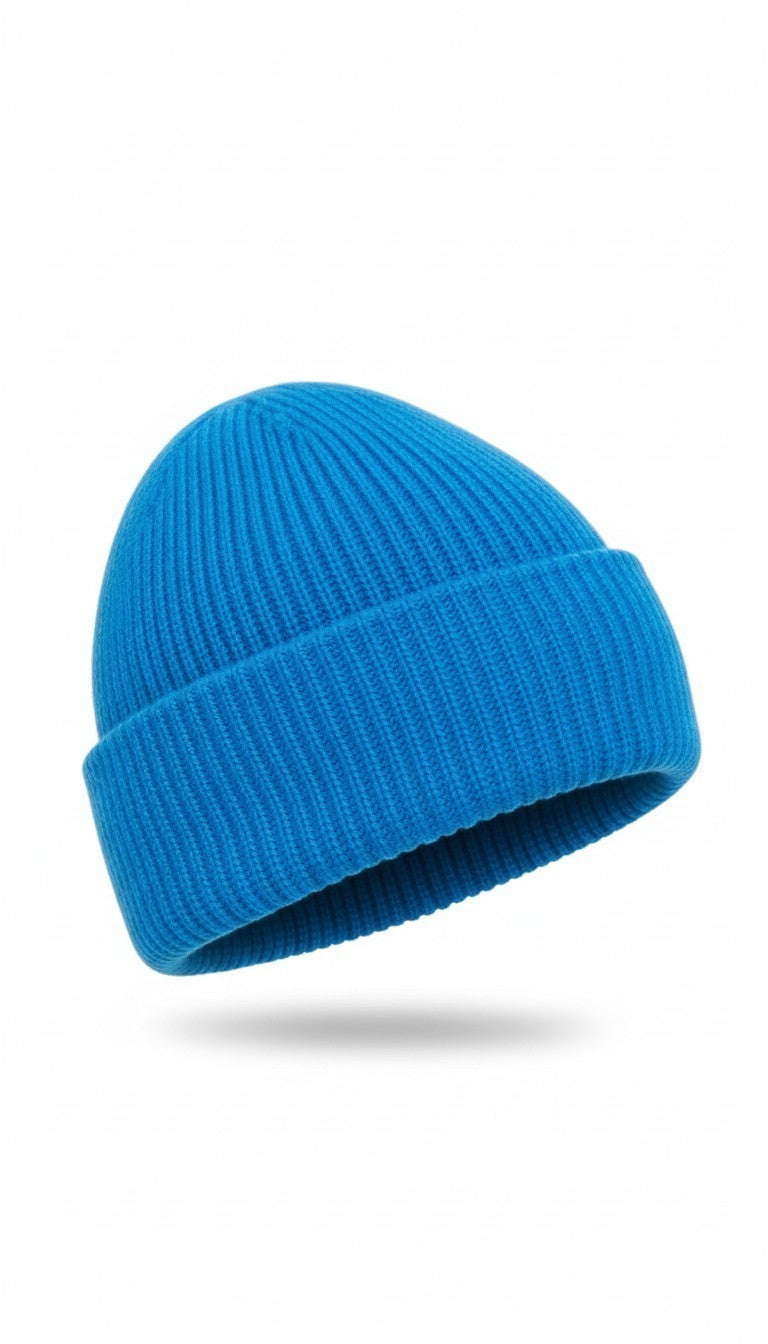 COS megzta kepurė – ryškiai mėlyna, vilna/kašmyras, ONE SIZE