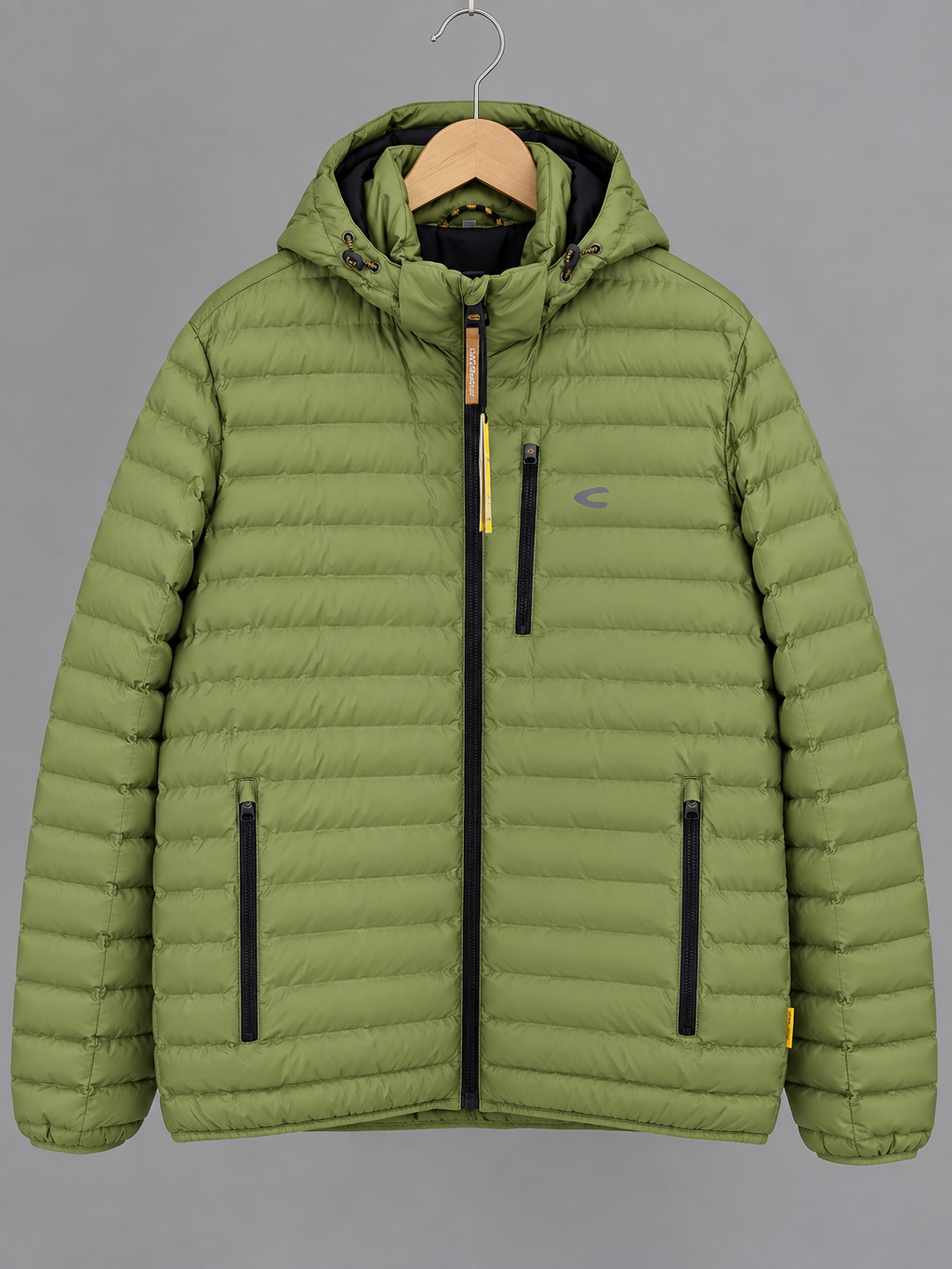 Camel Active TEXXactive vyriška striukė – alyvuogių žalia, dygsniuota