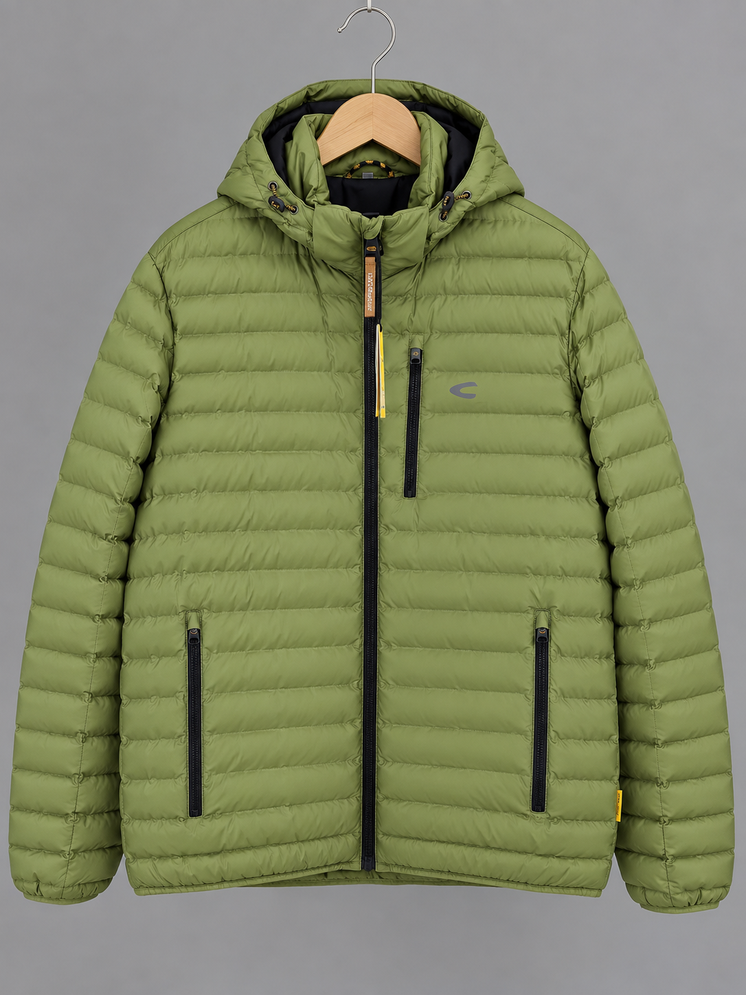 Camel Active TEXXactive vyriška striukė – alyvuogių žalia, dygsniuota