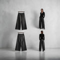 COS odinės oversized kelnės elastingu juosmeniu – pagrindinis vaizdas
