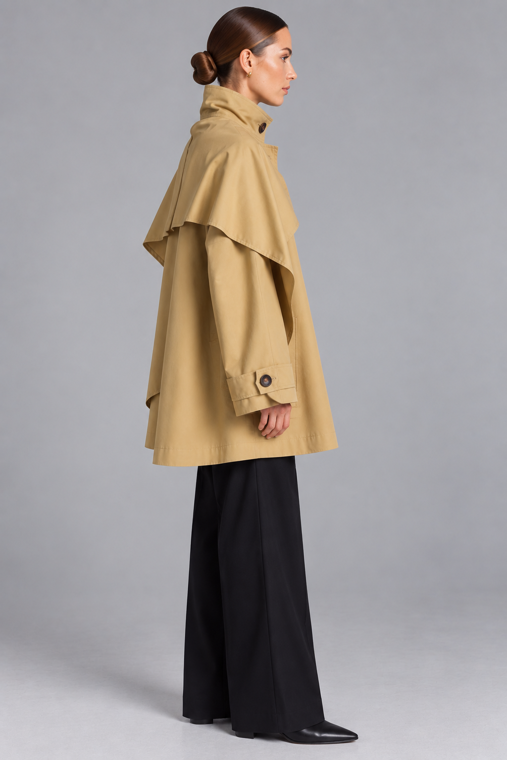 COS raincoat – oversized, with a detachable scarf