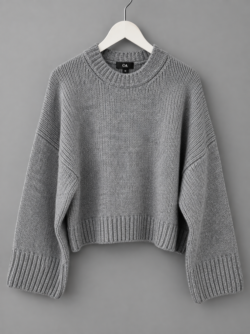 C&A merino vilnos megztinis – pilka, XS dydis