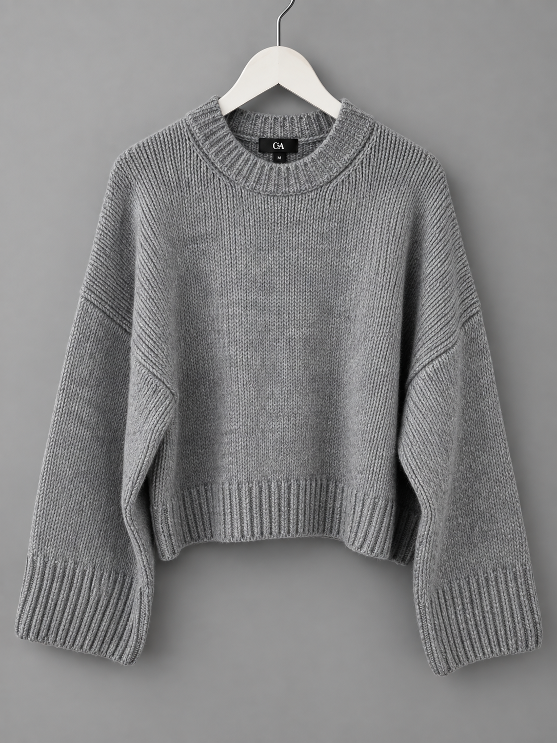 C&A merino vilnos megztinis – pilka, XS dydis