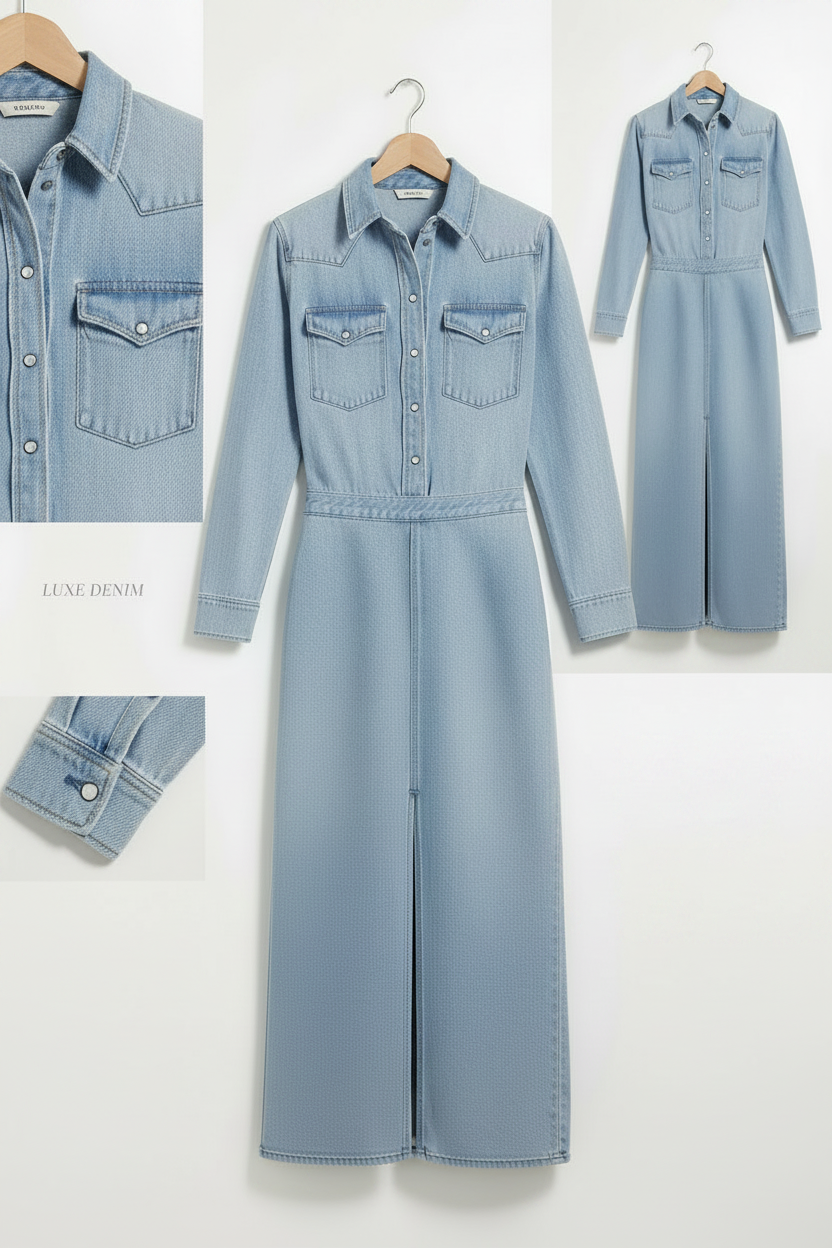 Cos denim suknelė