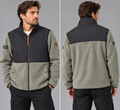Camel Active Men's Zip-Up Fleece Sweater – Black / Grey, Sizes 48 and 50