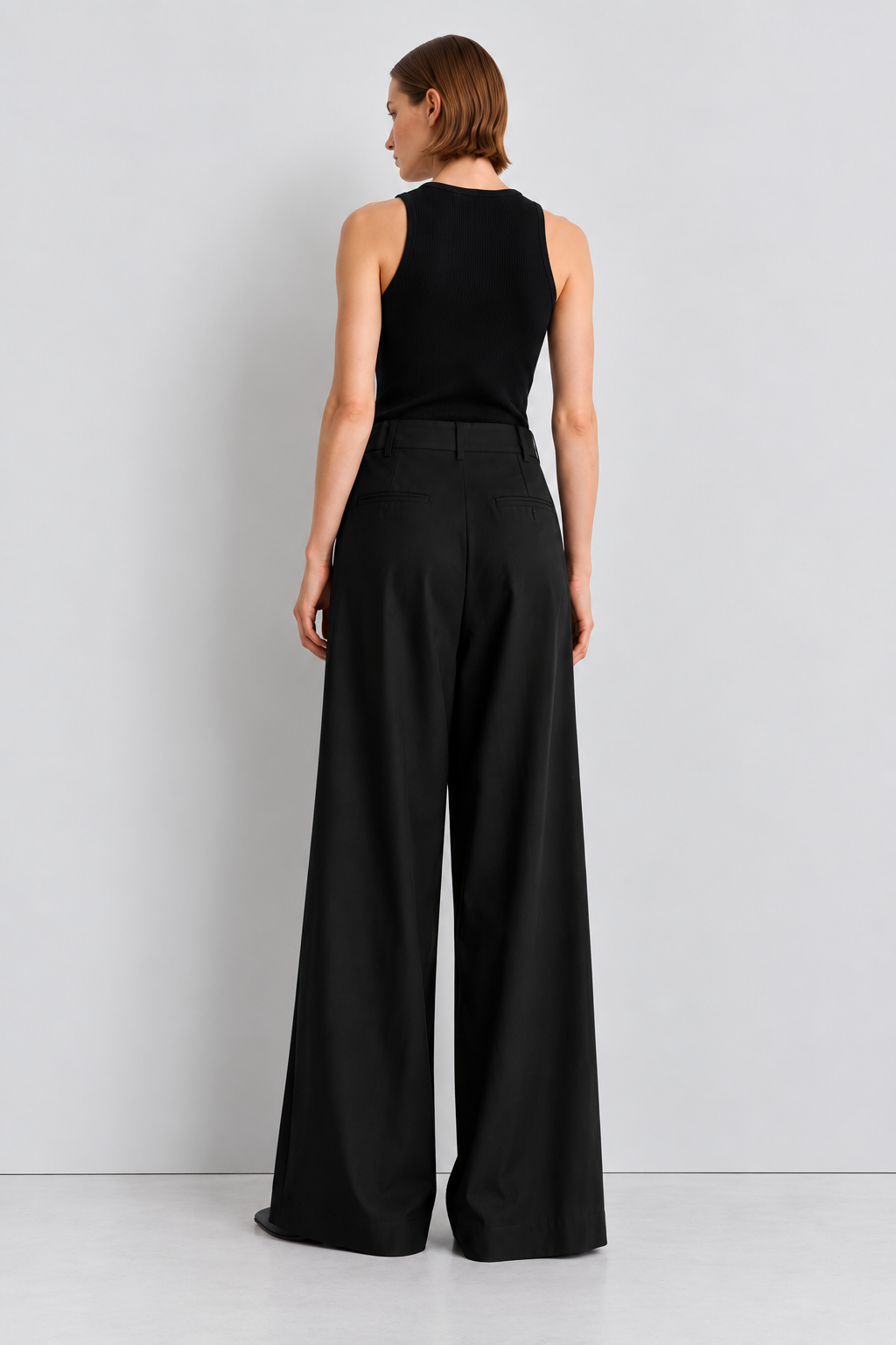 COS vilnos kelnės – juoda, dydis 34 (XS/S)