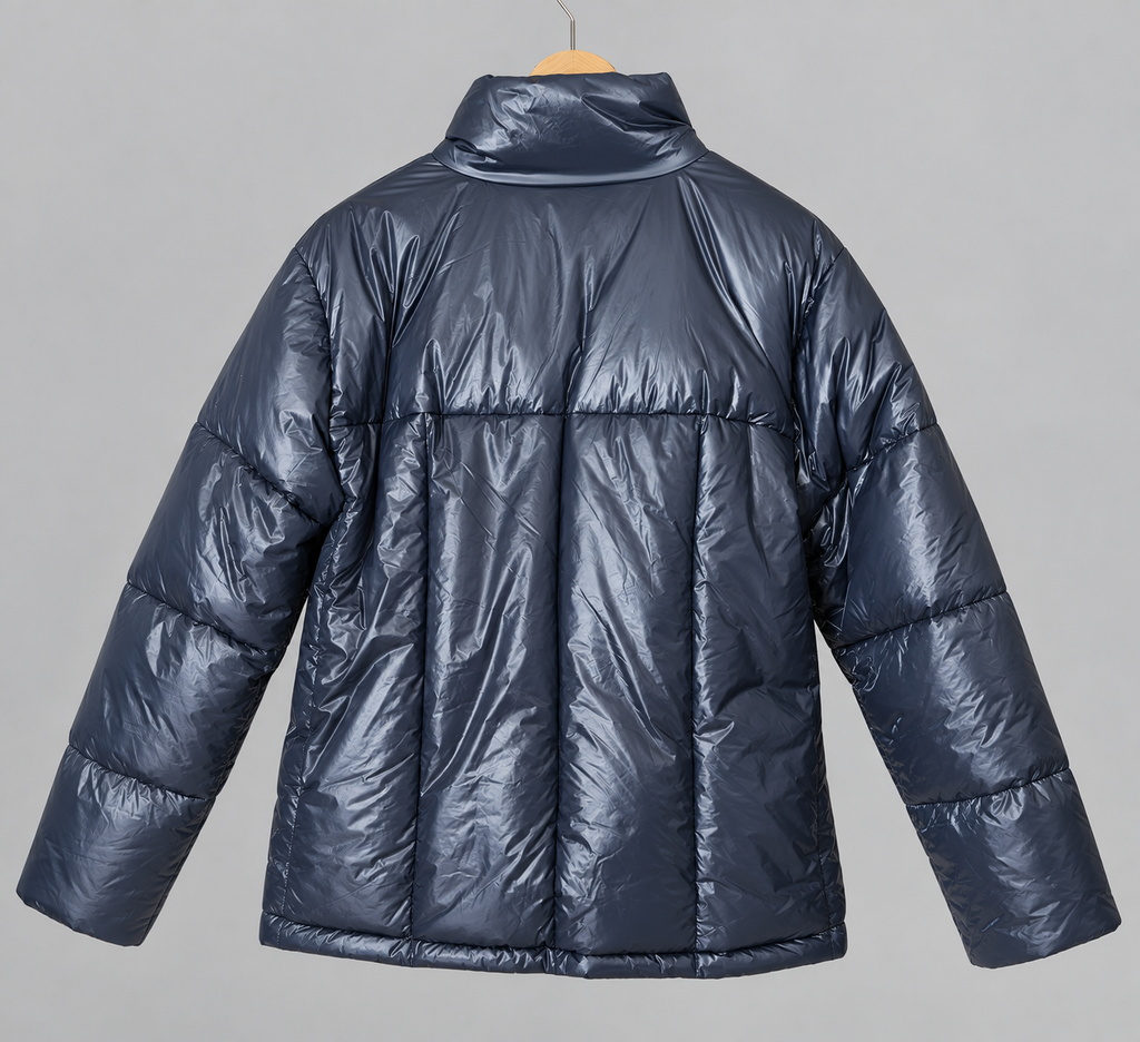 Dunhill London down jacket – navy, high collar