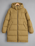 ARKET Long Hooded Down Jacket – Camel, S