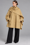COS raincoat – oversized, with a detachable scarf